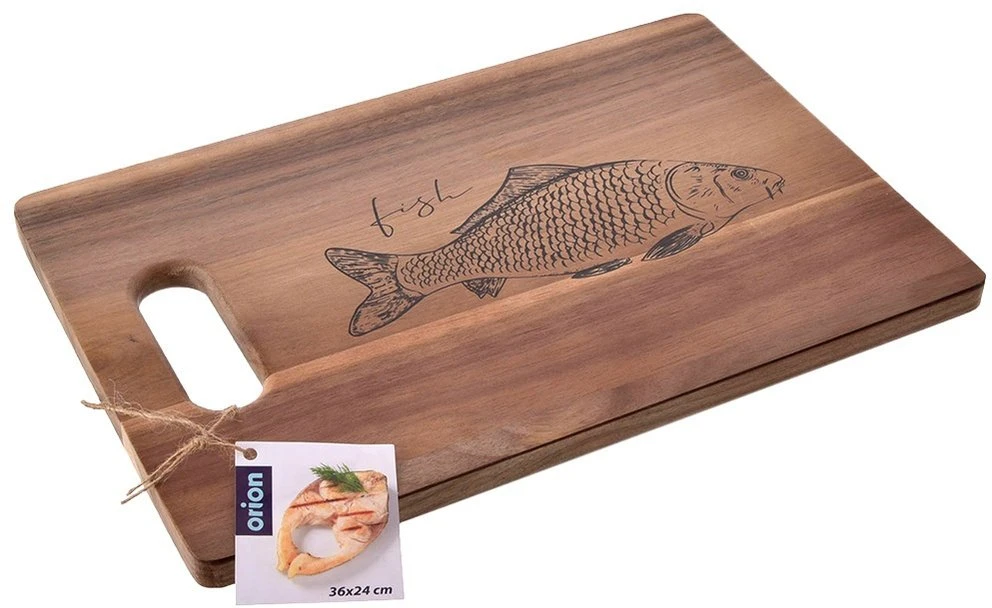 Tescoma Orion Medienos Pjaustymo Lenta 36x24 cm - Ergonomiška Virtuvės Pjaustymo Lenta