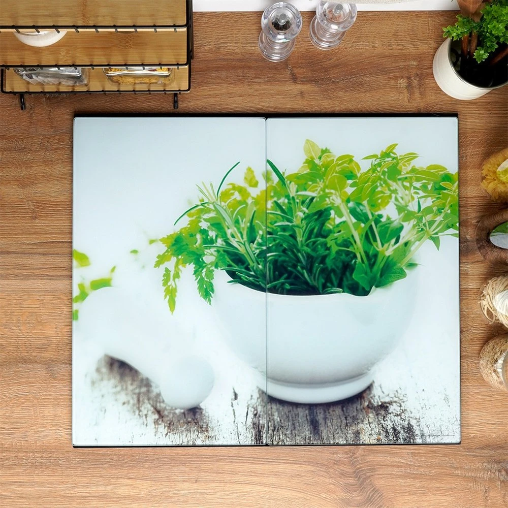 Stiklinės pjaustymo lentelės Vilde 60x52 cm, 2 vnt.
