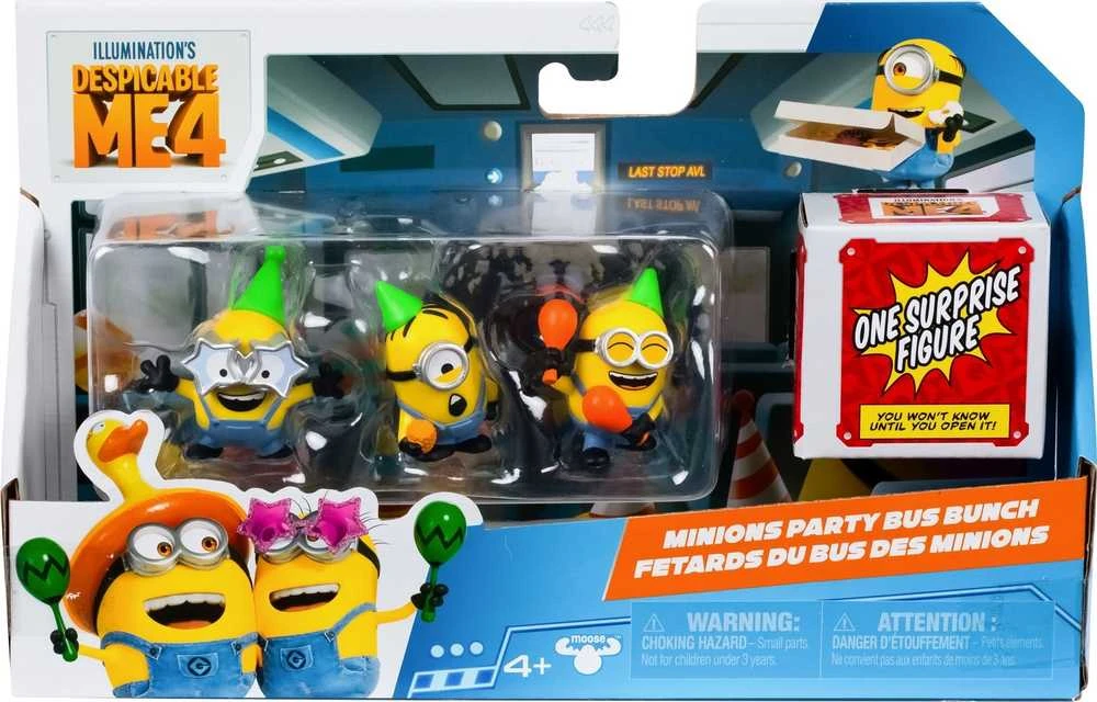 Nezatříděno Despicable Me 4 5 CM MINI MAYHEM FIGS 4 pakuotės, 2 asstd (20324)