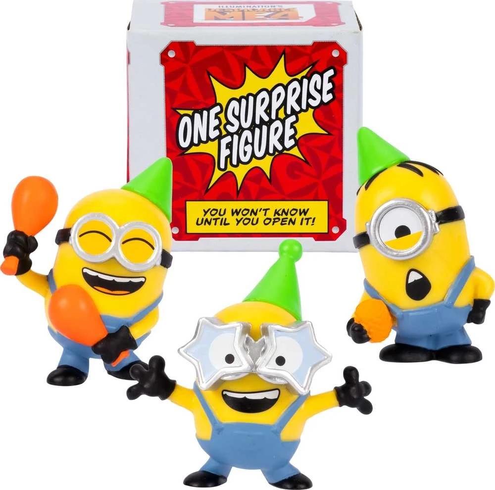 Nezatříděno Despicable Me 4 5 CM MINI MAYHEM FIGS 4 pakuotės, 2 asstd (20324)
