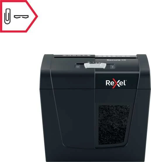 Dokumentų naikiklis Rexel Secure X6 Cross Cut Paper Shredder P4, 6 lapai, 10 L.