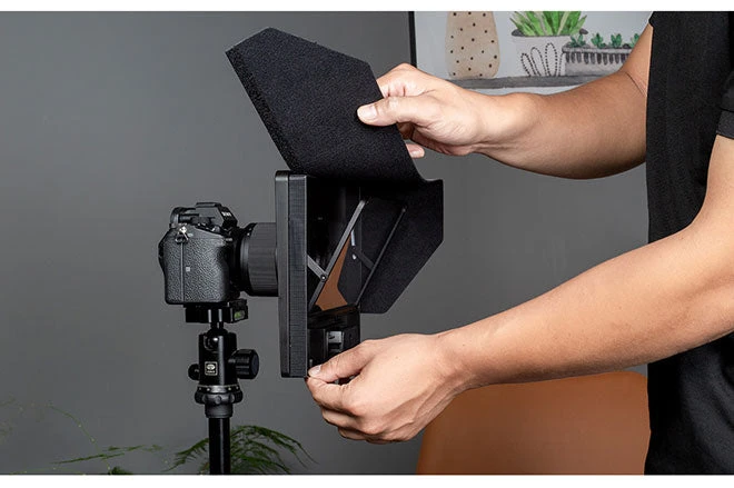 „FEELWORLD TP10“ Nešiojamasis 10 colių sulankstomas teleprompteris aprašymas - Prekės nuotrauka