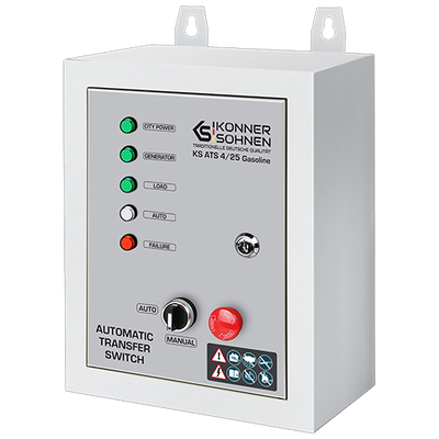 Inverterinis generatorius Könner & Söhnen KS 8100iE 1/3 ATSR, 8,5 kW, 230/400 V, 20 l aprašymas - Prekės nuotrauka