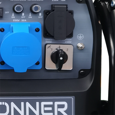 Inverterinis generatorius Könner & Söhnen KS 8100iE 1/3 ATSR, 8,5 kW, 230/400 V, 20 l aprašymas - Prekės nuotrauka