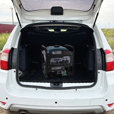 Inverterinis generatorius Könner & Söhnen KS 4500iG, 4,2 kW, 230 V, 13 l, dviejų kuro rūšių aprašymas - Prekės nuotrauka