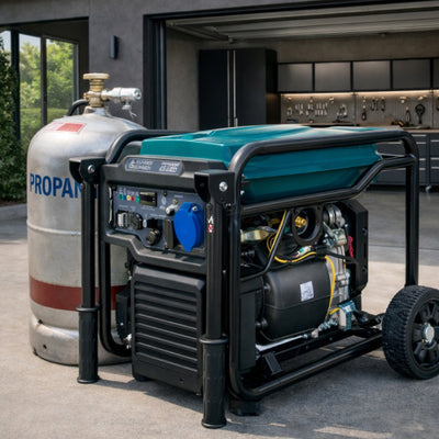 Inverterinis generatorius Könner & Söhnen KS 6500iEG, 6,5 kW, dviejų kuro rūšių, 230 V, 17 l aprašymas - Prekės nuotrauka
