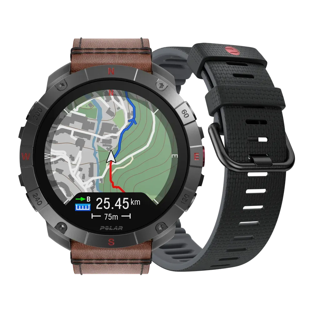 Išmanusis laikrodis Polar Grit X2 Pro Titan aprašymas - Prekės nuotrauka