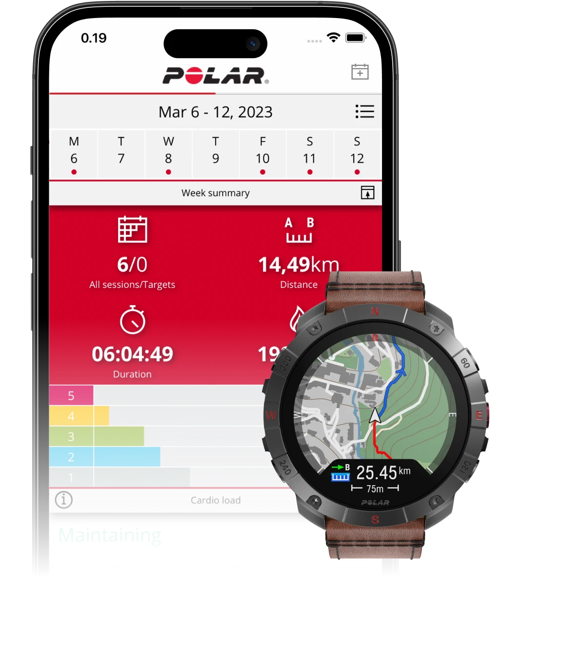 Išmanusis laikrodis Polar Grit X2 Pro Titan aprašymas - Prekės nuotrauka