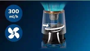 Oro drėkintuvas Philips HU3918/10 (Pažeista pakuotė) aprašymas - Prekės nuotrauka
