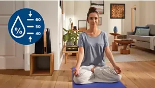Oro drėkintuvas Philips HU3918/10 (Pažeista pakuotė) aprašymas - Prekės nuotrauka