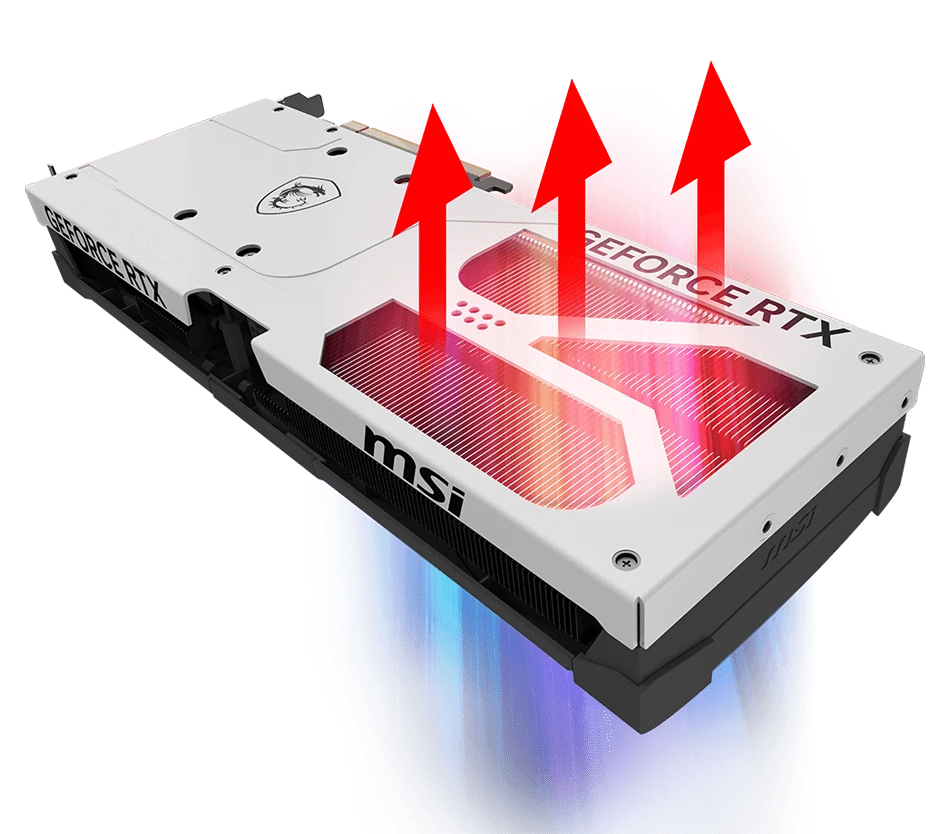 Vaizdo plokštė MSI GeForce RTX™ 5080 16G VENTUS 3X OC | baltos spalvos aprašymas - Prekės nuotrauka