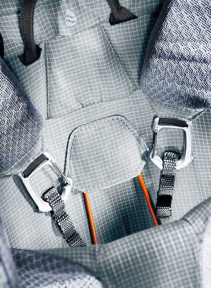 Deuter „Aircontact Ultra“ 40 l + 5 l skardos spalvos žygio kuprinė