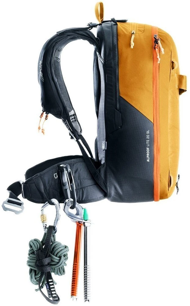 DEUTER Alproof Lite 20 SL kuprinė Cinnamon/Juoda + DEUTER Wash Center I Kosmetinė Raisin/Caspia