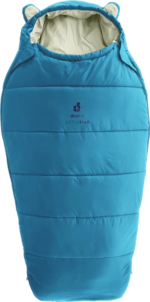 Deuter Little Star vaikiškas miegmaišis (95–130 cm) – bangos/kaulo spalvos