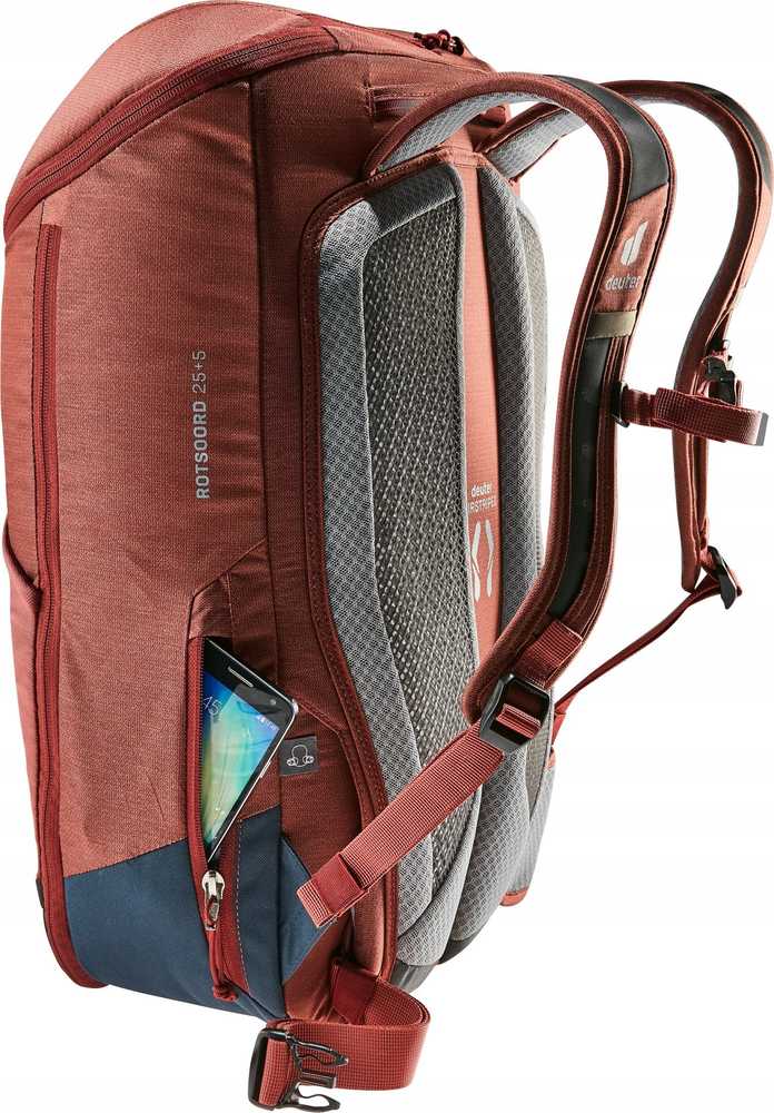Deuter Rotsoord 25+5 kuprinė, 25 l, raudona
