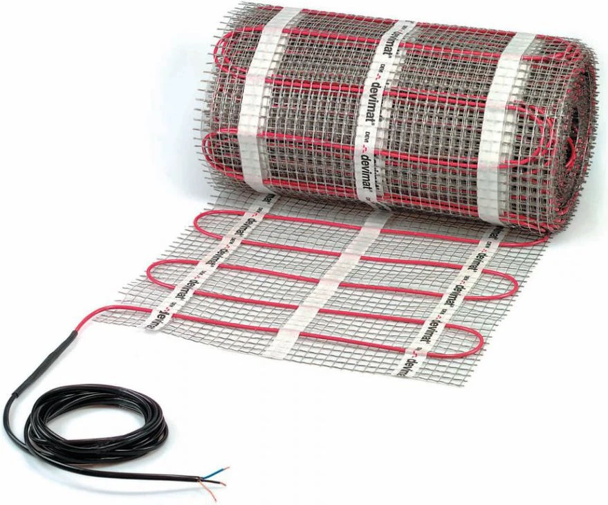 Elektrinio šildymo kilimėlis Devi, DEVIcomfort DTIR-150, 0.5x8 m (4 m2) 600W