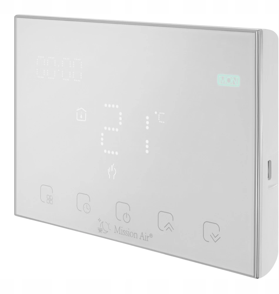 Devi Rinkinys IR Sidabrinis 160W 1,5m²,szer.100cm + Gemini Baltas (5904890247277)