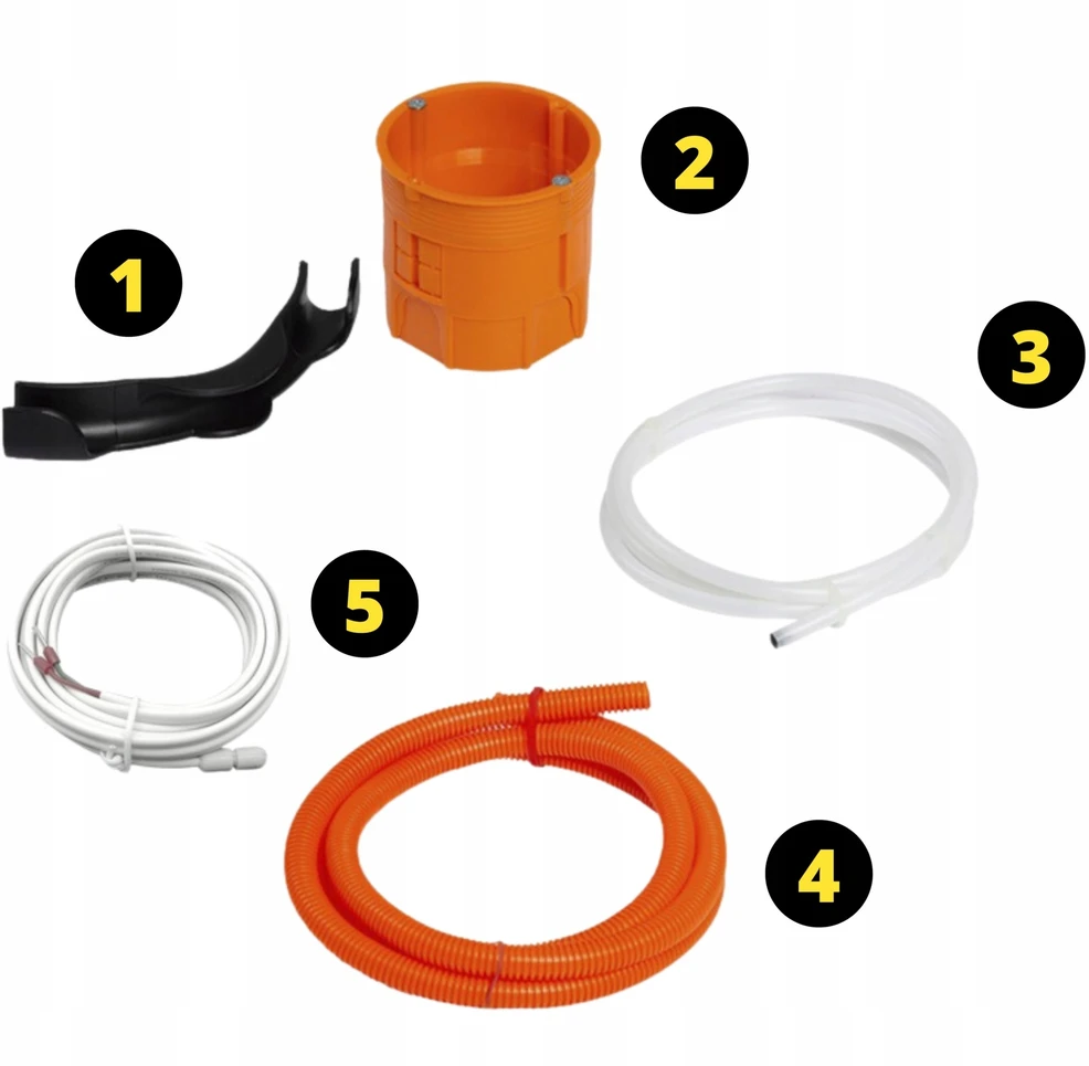 Devi Rinkinys IR Sidabrinis 160W 20m²,szer.50cm +Libra Baltas (5904890244559)