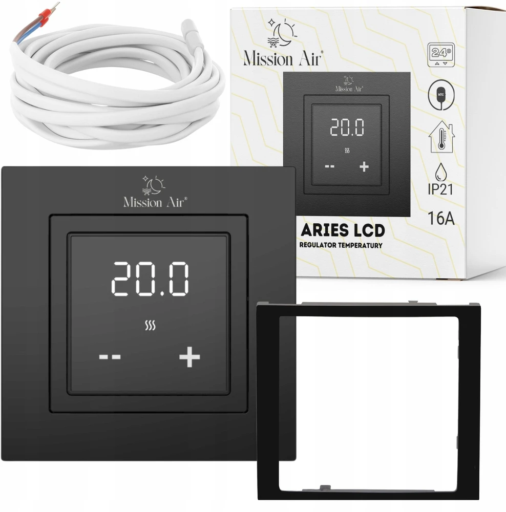 Devi Rinkinys płytki MA-160 18m²+Aries Juodas LCD (5905910413528)