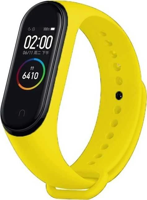 Devia Išmaniosios apyrankės Xiaomi Mi Band 3/4 dirželis, Geltonos spalvos