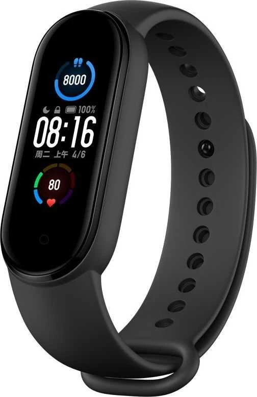 Devia apyrankė Deluxe Sport, skirta Xiaomi Mi Band 5/ Mi Band 6/ Mi Band 7, juoda