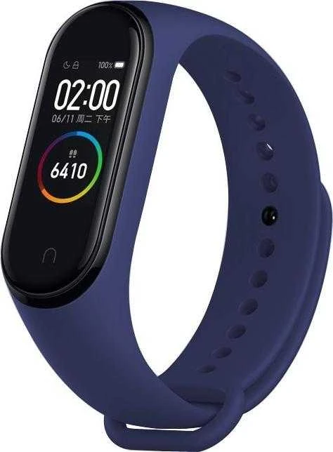 Devia apyrankė Deluxe Sport, skirta Xiaomi Mi Band 3/ Mi Band 4, tamsiai mėlyna