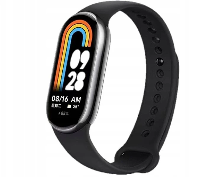 Devia apyrankė Deluxe Sport, skirta Xiaomi Mi Band 8 / Mi Band 9, juoda