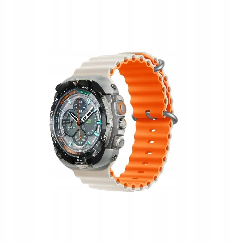 Devia apyrankė Deluxe Sport6 skirta Apple Watch 38mm/ 40mm/ 41mm starlight oranžinės spalvos
