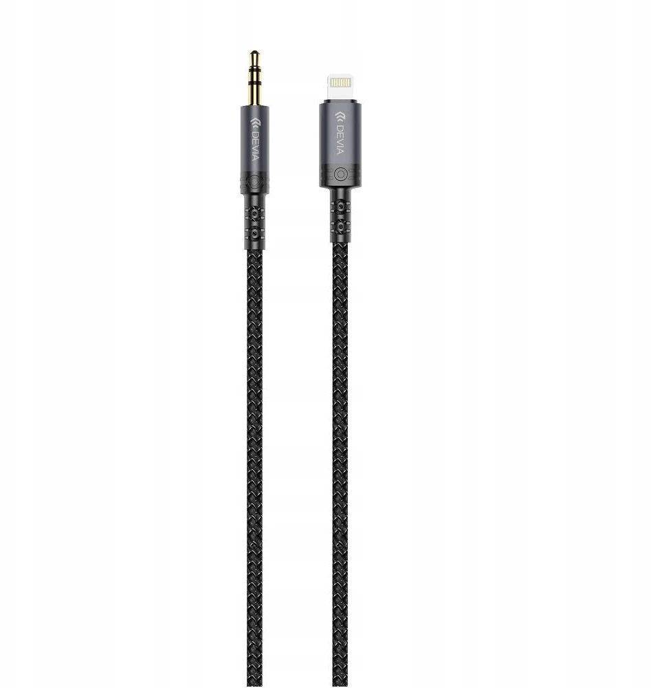 Devia garso laidas Ipure EC619 Lightning – 3,5 mm jungtis 1,0 m juodas