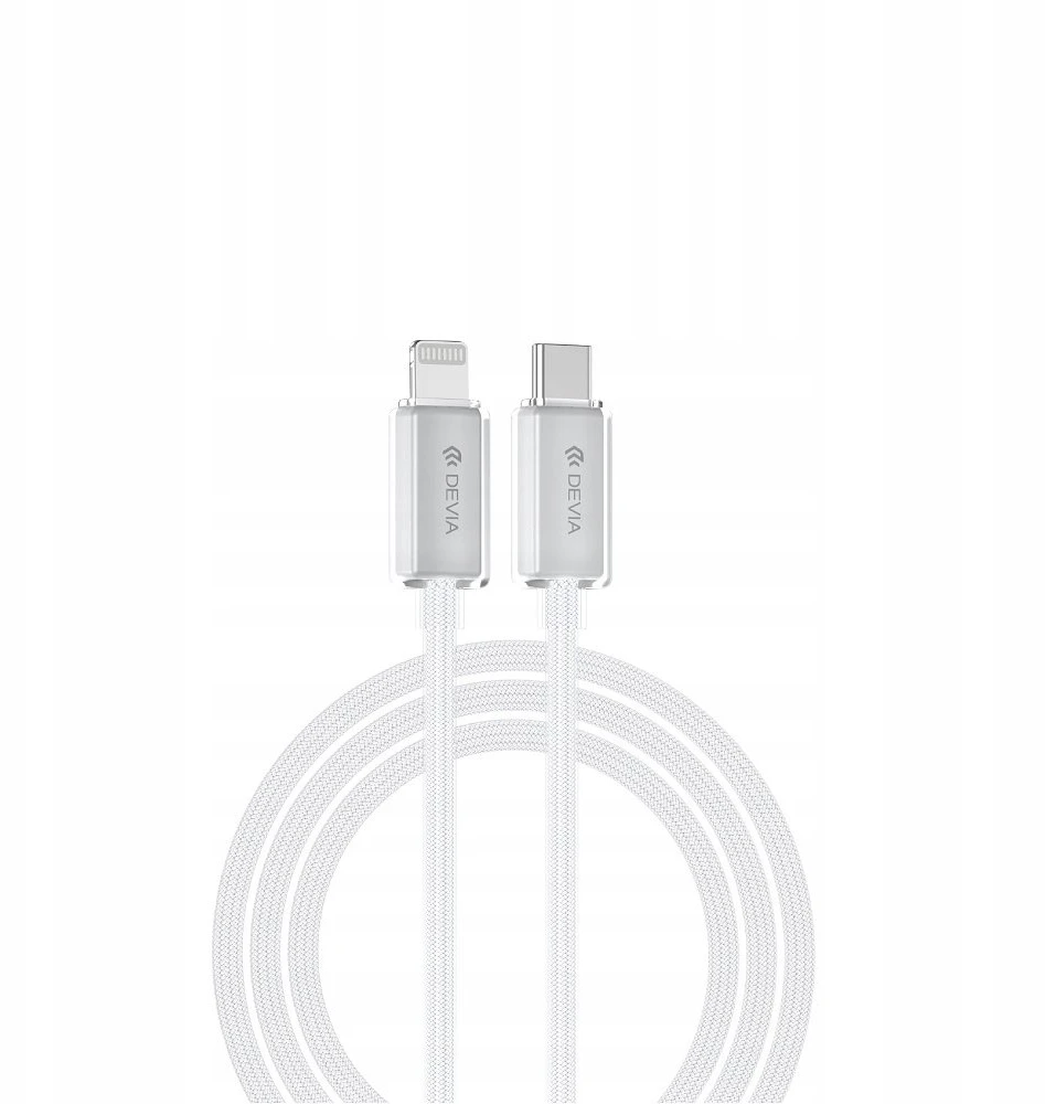 Devia kabelis Extreme EC654 PD USB-C - Lightning 1,5 m 27W 3A baltos spalvos