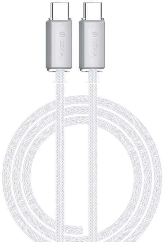 Devia laidas Extreme EC688 PD USB-C – USB-C 1,5 m 60W 3A baltas