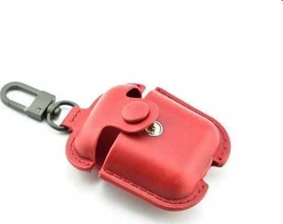 Dėklas Devia Devia Lux Series Eco Leather Look magnetinis karabinas, skirtas Apple AirPods 1st Generation ausinėms