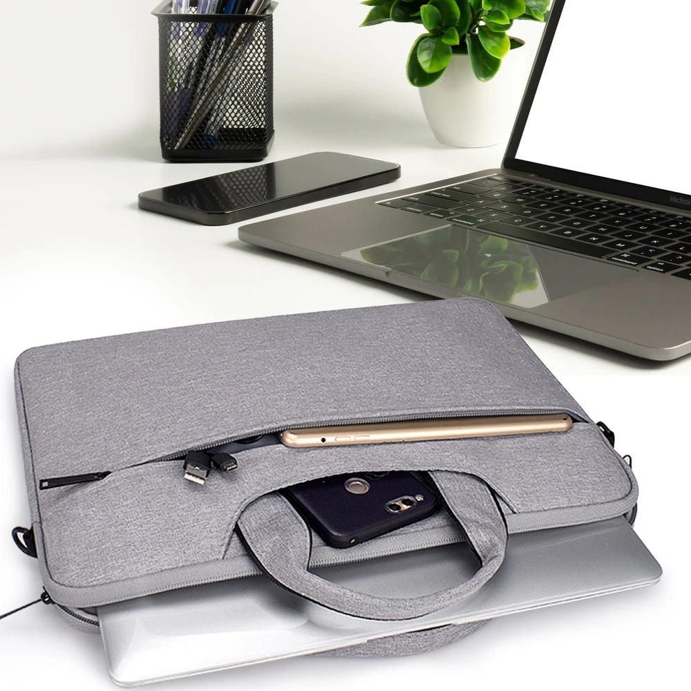 Devia nešiojamojo kompiuterio krepšys / MacBook krepšys Justyle 15,4” pilkas