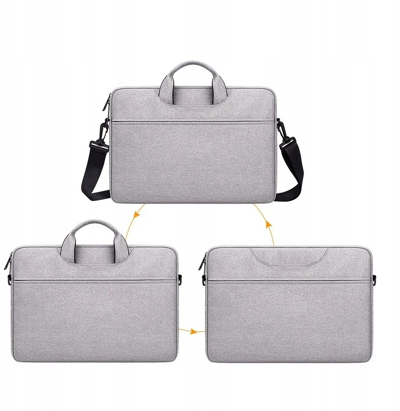 Devia nešiojamo kompiuterio krepšys / MacBook handbag Justyle 13,3'' pilkos spalvos
