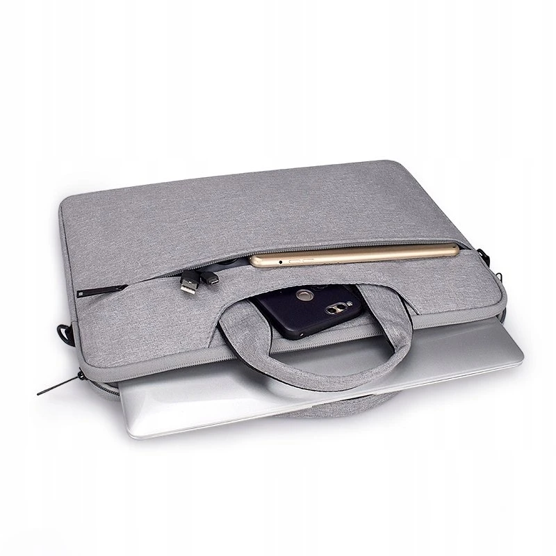 Devia nešiojamo kompiuterio krepšys / MacBook handbag Justyle 13,3'' pilkos spalvos