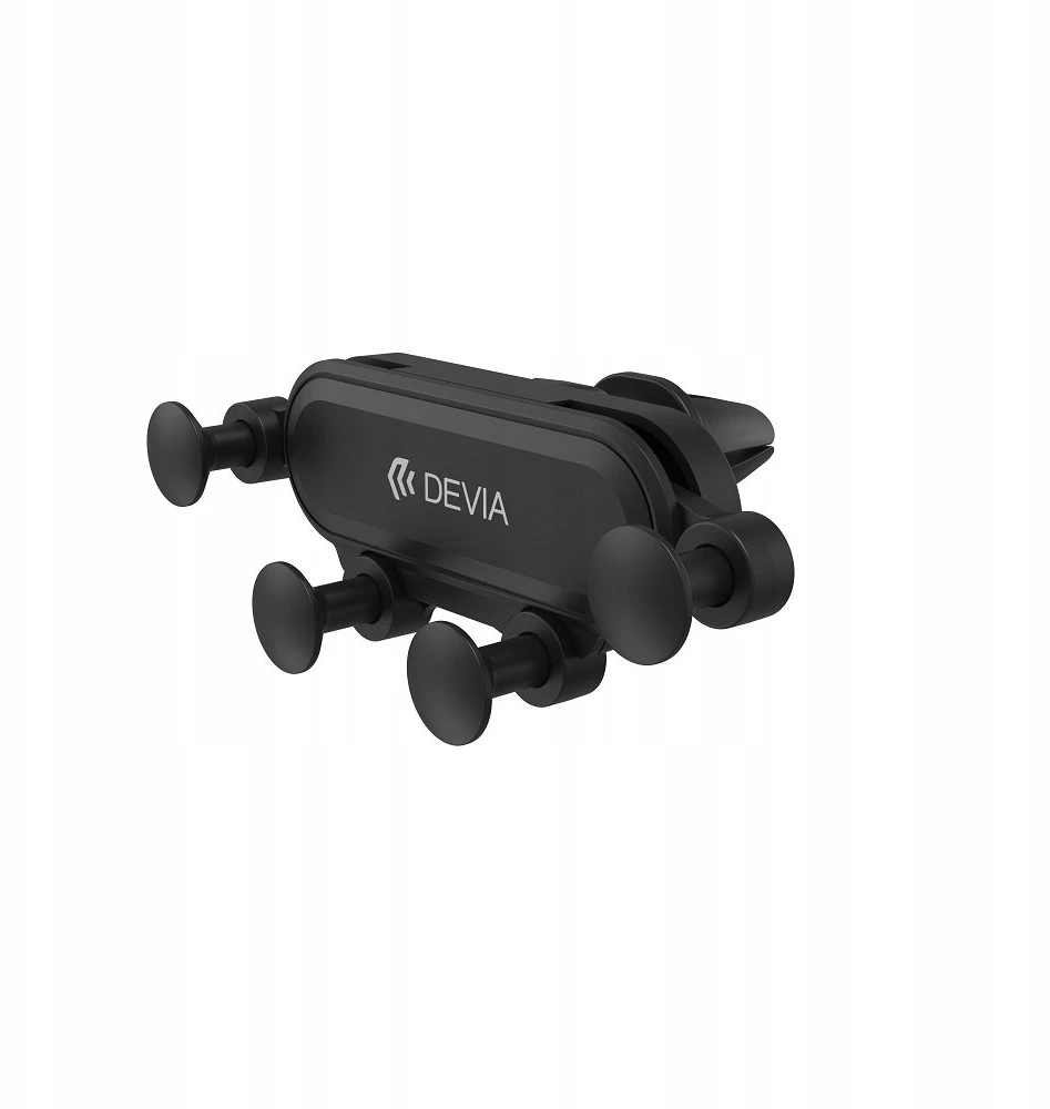 Devia automobilinis laikiklis Kintone ES071 gravity air vent juodos spalvos