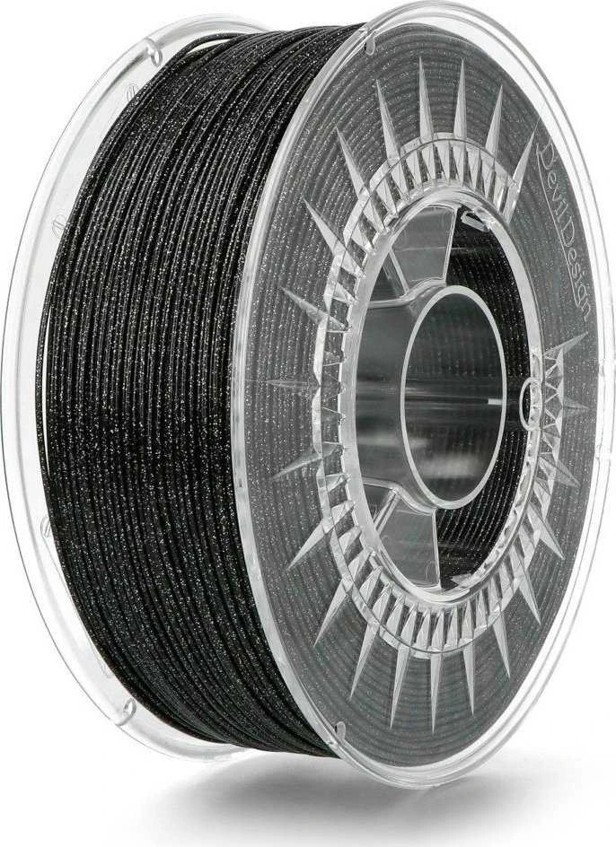 Devil Design PLA Galaxy juodas filamentas 1.75mm ritėje