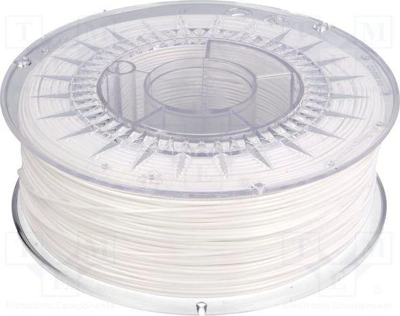 Devil Design PET-G 1.75mm baltas plastikas ritėje
