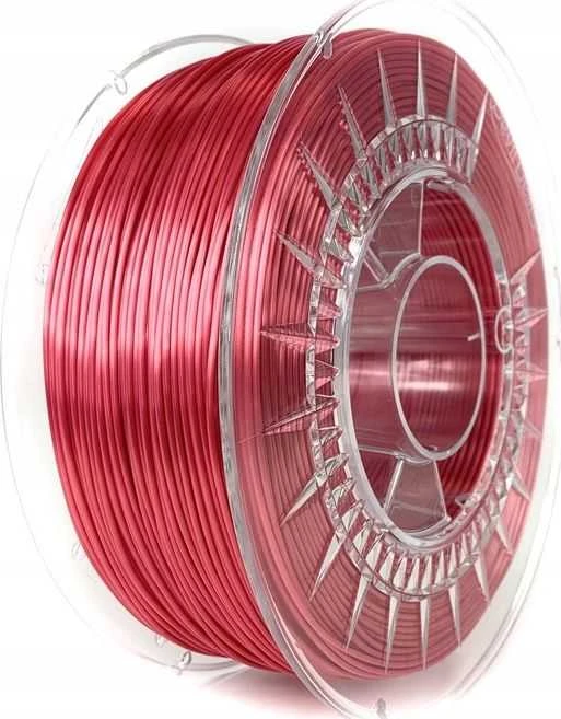 Raudonas Devil Design Silk 1.75mm siūlas ritėje