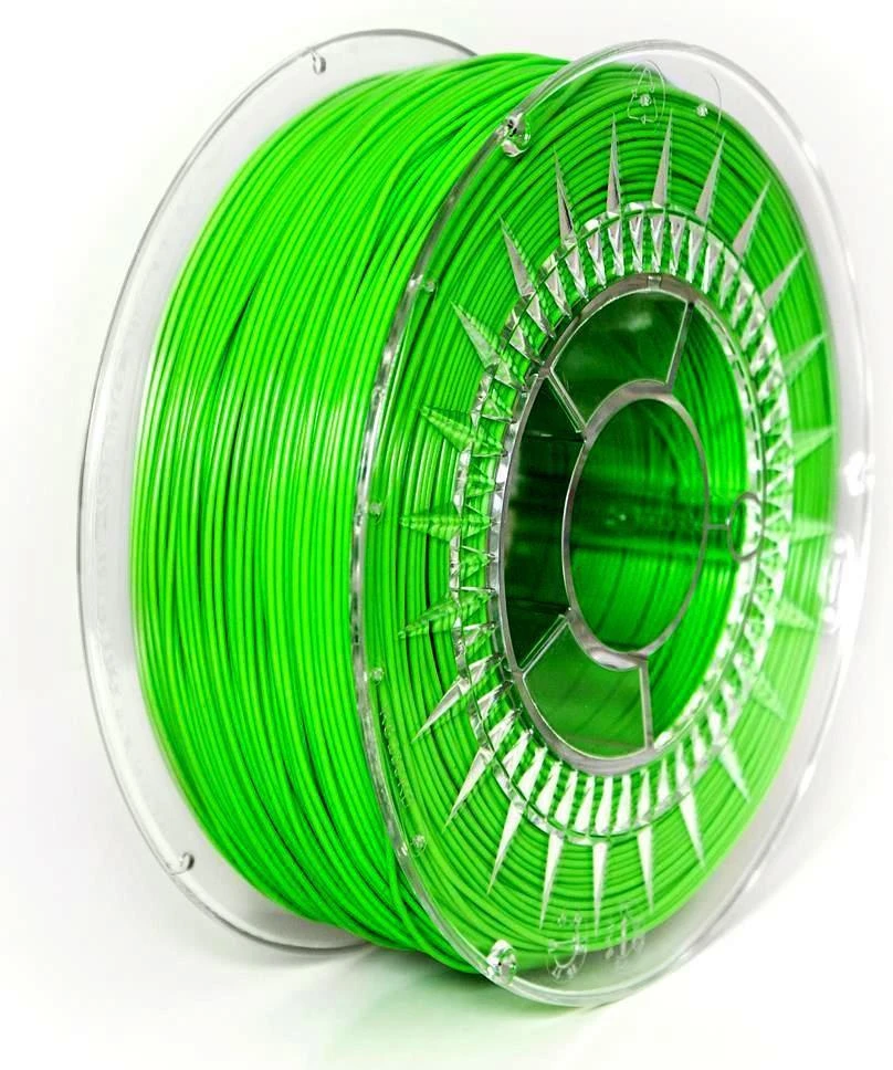 PET-G 1.75mm žalios spalvos gija ant ritės