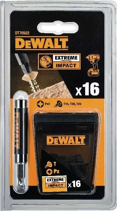 DEWALT Rinkinys sukimo antgalių 16cz. TORSION