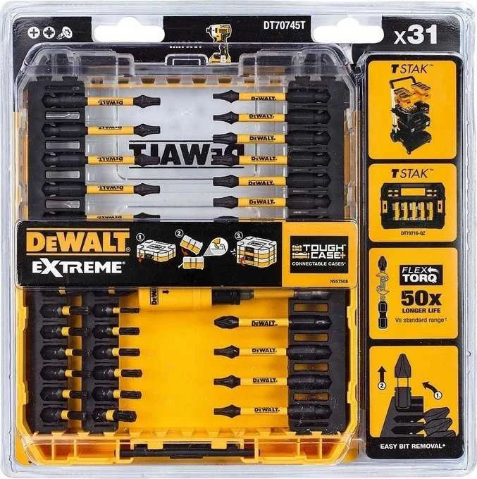 Sukimo antgalių rinkinys DeWalt DT70745T-QZ; 31 vnt.