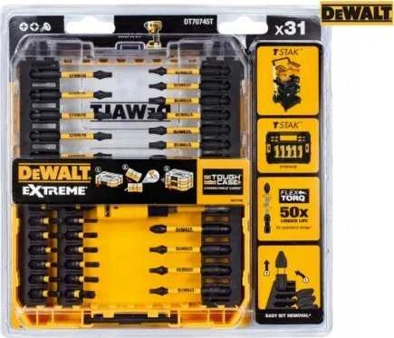 Sukimo antgalių rinkinys DeWalt DT70745T-QZ; 31 vnt.