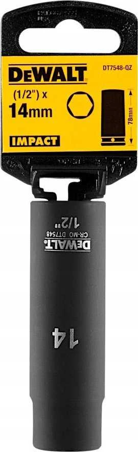 Dewalt nasadka 14mm 1/2c impact socket deep