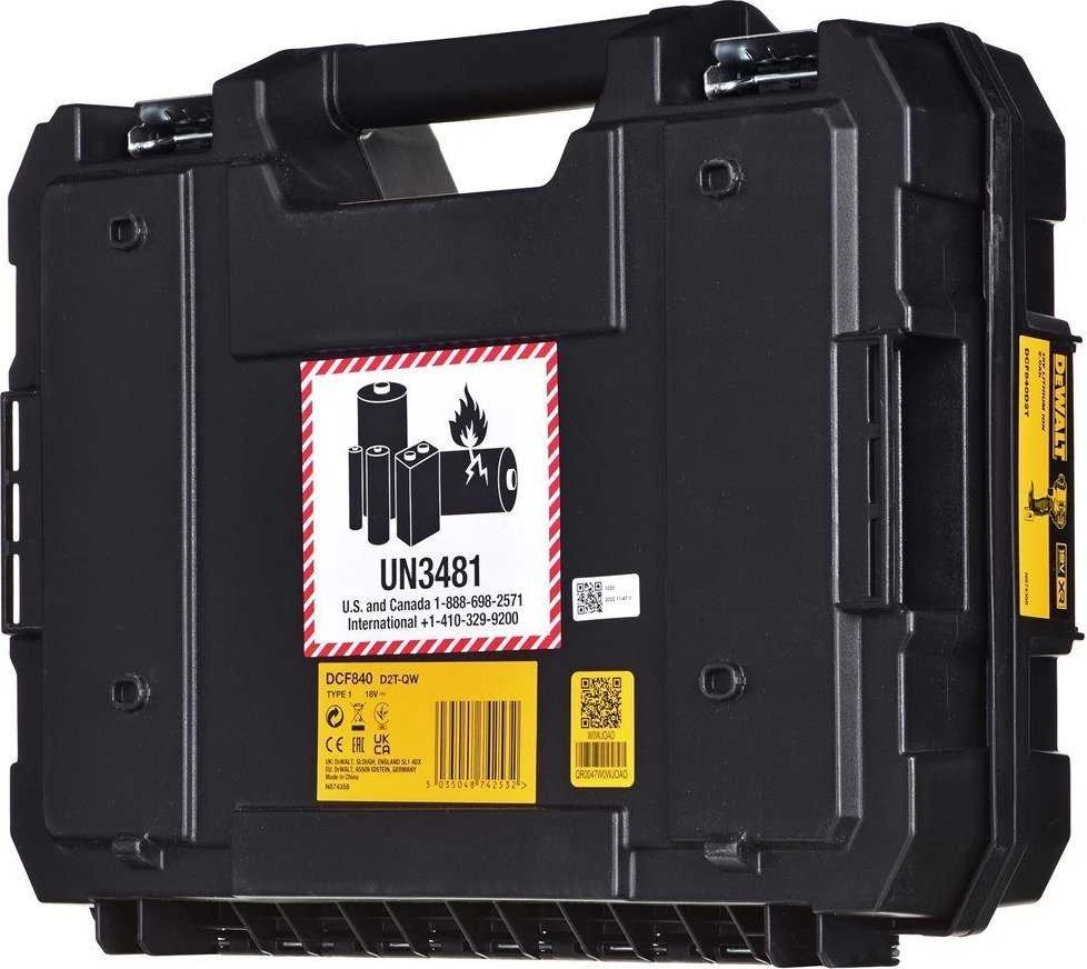 Smūginis suktuvas DeWalt DCF840D2T; 18 V; 2x2,0 Ah akum.