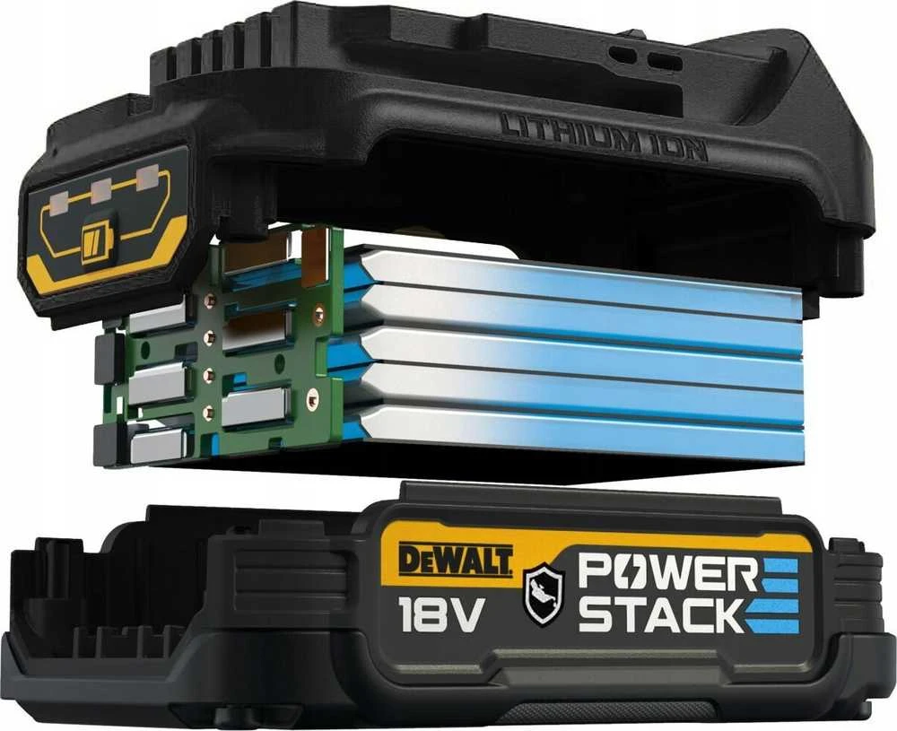 DeWALT akumuliatorius PowerStack GFN 18V Li-Ion 1,7Ah [DCBP034G-XJ]