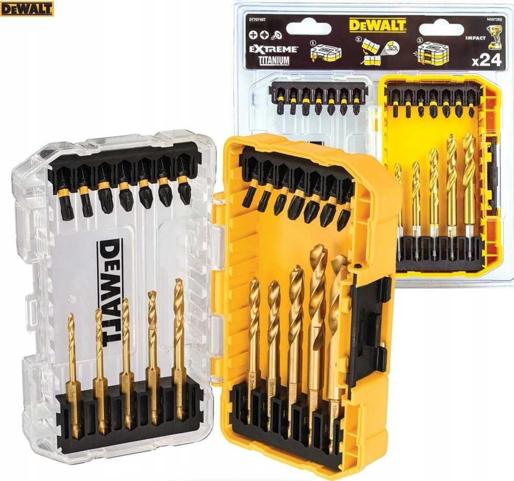 Dewalt grąžtas 24cz flextorq gręžimo rinkinys