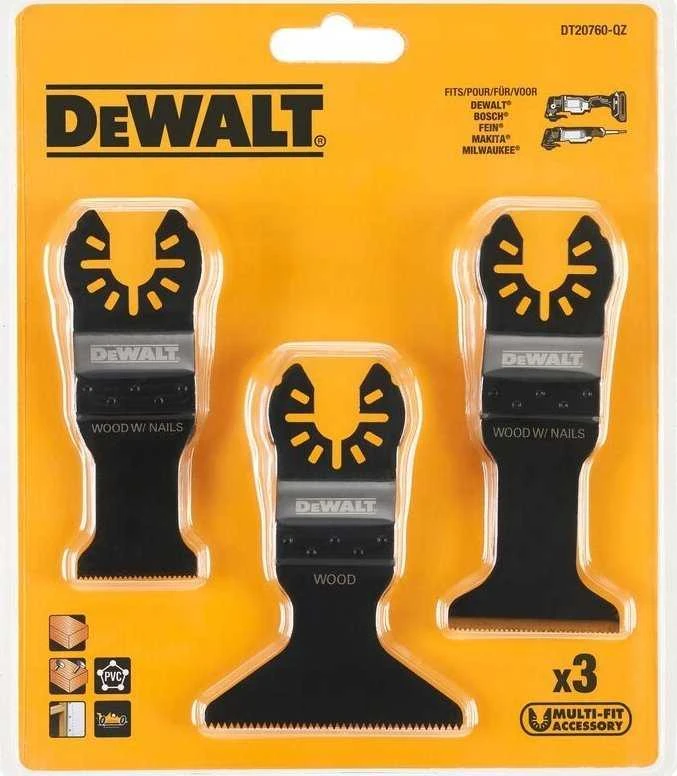 Įpjaunamasis pjūklelis DeWalt DT20760-QZ; 3 vnt.