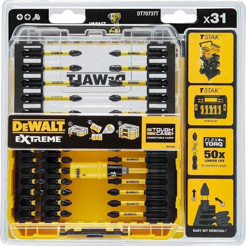 Pro Sukimo antgalių rinkinys DeWalt DT70737T-QZ; 31 vnt.