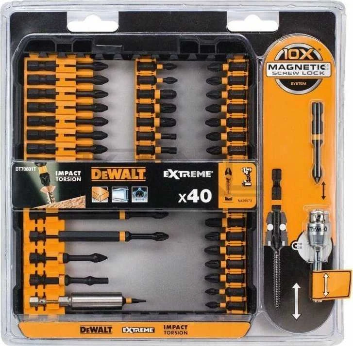Sukimo antgalių komplektas DeWalt DT70705; 40 vnt.